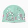 Hat for girls, color green, size 52