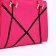 Bag Female Tout with zipper, pink color