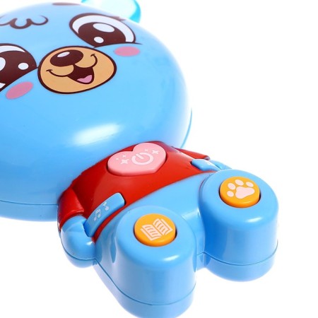 Musical toy "Favorite animals: Mishutka", sound, light, blue color-2