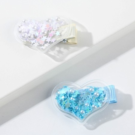 Hair clips "My kitten", 2 pcs. (shaker)-2
