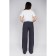 Female trousers, size 44, graphite color