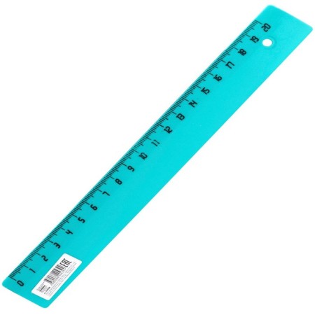 Line 20 cm Calligrata "Provence", plastic, pastel colors, mix-1