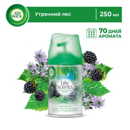 Smooth cylinder Airwick Freshmatic "Morning Forest", 250 ml