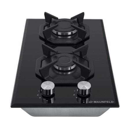 Hlect surface Maunfeld EGHG.32.2CB/G, gas, 2 burners, Black glass color-1