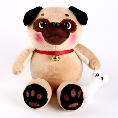 Soft toy "Bonya", with a bone