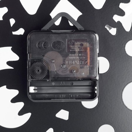 Wall of metal "gears", silent, d-40 cm, aa-3