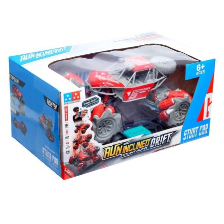 Radio-controlled machine "Jepkobat", 4WD, gesture control, operates on the battery, red color red-6