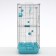 Birds Cage "Pigzon" No. 104-B, collapsible, 2 sections, 58 x 40 x 88 cm, turquoise
