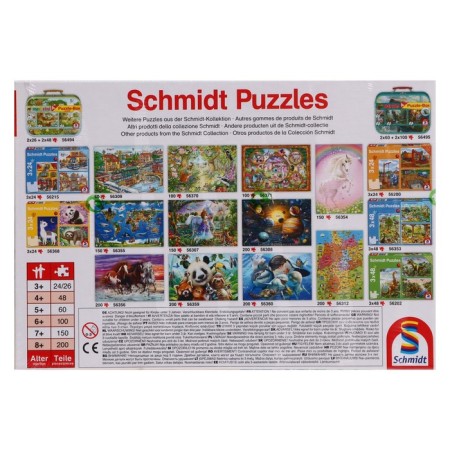 Puzzle "Lama, Panda, Ladvets", 3 × 24 Elements-2