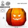 Candle "Pumpkin", on a cardboard basis