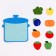 Magic saucepan's counting material