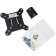 Kromax Vega-3 bracket, for TV, fixed, 15-32 ", up to 20 kg, 9 mm from the wall, black