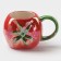 Ceramic "Tomato" mug, 400 ml, red color