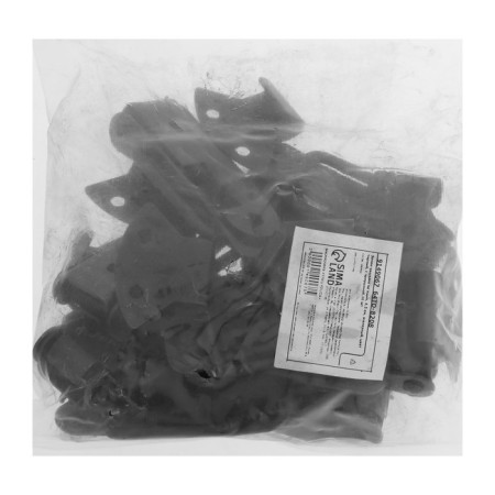 Castle Castle on a box, 6.5 cm, iron, black color, with an eye, 10 pcs-2
