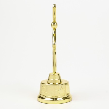 Award figure for the application of "man in flight", gold, plastic, 21.5 x 7.5 cm-3