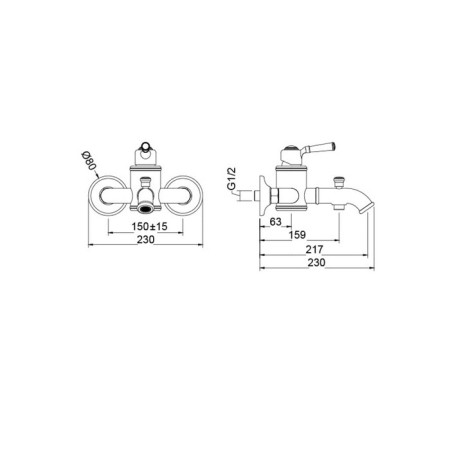 Timo arisa 5314/00y shower mixer and shower, chrome-1