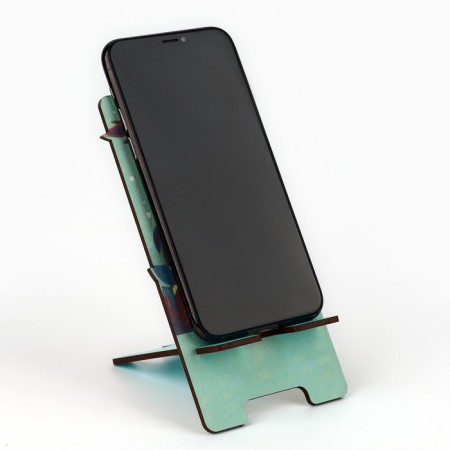 Stand for the phone "Owl", 8.9 x 16.3 cm.-2