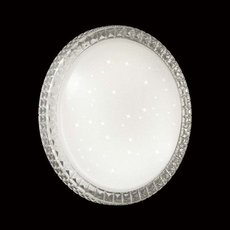 The lamp is wall-flowing Sonex. BRISA, 90W, LED, 77x600x600 mm, white, transparent color-2