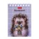 Notepad A7, 40 sheets on the crest in the cage "It is good to be a hedgehog", the cover coated cardboard, an offset block 65 g/m2
