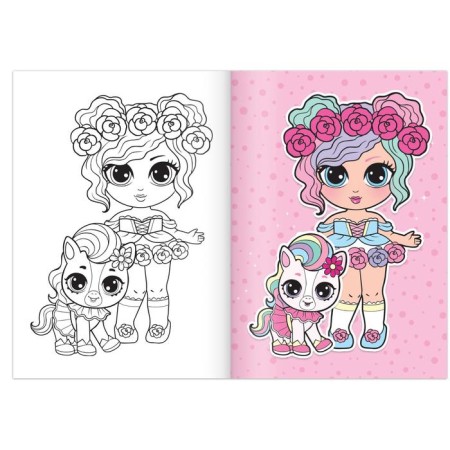 Раскраска «WOW Girls. Модные девчонки», формат А5, 12 стр.-2