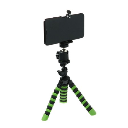 LED ring lamp on a tripod Luazon CB-32, 10 "(26 cm), 20 watts, tripod 20 cm h-Z-3