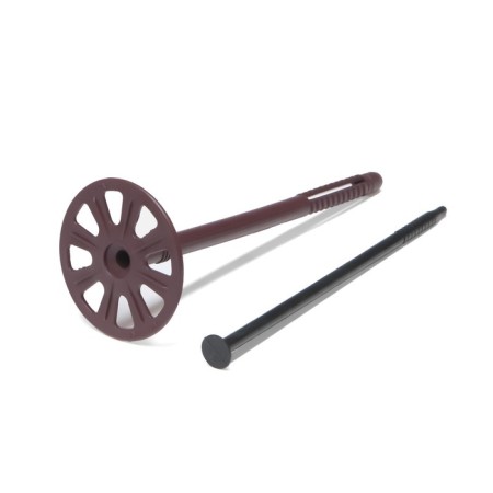 Dubel "Rice tox" DIM, for thermal insulation, with a plastic nail, 10x180 mm, 150 pcs