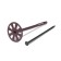 Dubel "Rice tox" DIM, for thermal insulation, with a plastic nail, 10x180 mm, 150 pcs