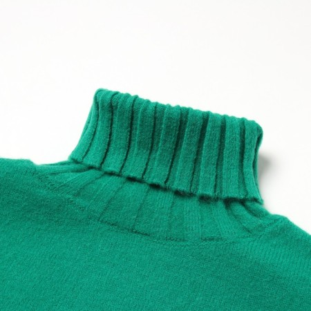 Women's sweater, green color, one size (46-50)-2