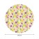 Tyulpan paradise tablecloth, round, Saten, d = 150 cm