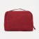 Cosmetic bag with lightning, burgundy color