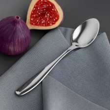 A spoon of a teaspoon of stainless steel, length 15 cm, 201 steel, silver color