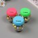 Adhesive tape plastic in the jar "Glori. Gold, silver" NR 40 pcs 1.2 cm, dl.0.9 m 7x7x9 cm