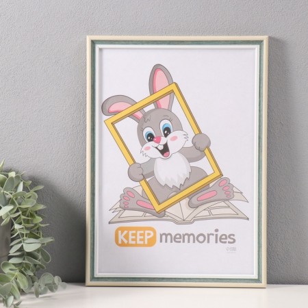 Photo frame Plastic "Nensi" 21x30 cm, green