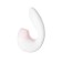 Satispyer Supernova vibrator, with a vacuum-wave stimulant, 16.9 cm, silicone, white color
