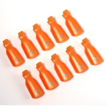 Clamps for removing gel polish, 10 pcs, color mix-5