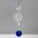 Suspension from the evil eye Metal "owl on a tree" 22 cm
