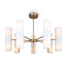 Потолочный светильник Freya FR5368CL-14BS Fiore, 435х355х320 мм, E14, 14х40Вт, цвет латунь