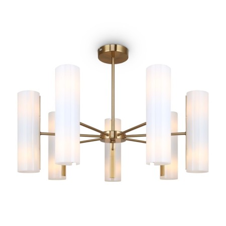 Freya FR5368CL-14BS FIRE, 435x355x320 mm ceiling lamp, E14, 14x40W, brass color