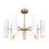 Freya FR5368CL-14BS FIRE, 435x355x320 mm ceiling lamp, E14, 14x40W, brass color