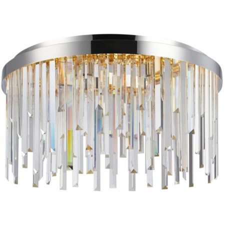 Ceiling chandelier Venecia 6x14 40w, size 40x40x34 cm, color chromium