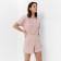 Women's suit (shirt, shorts) minku: enjoy color pink, size 44