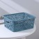 Storage container with a “pattern” lid, plastic, 25 × 19 × 10 cm, mix color