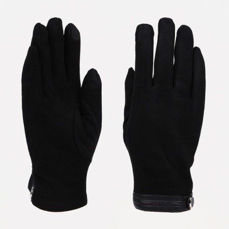 Gloves are male, dimensionless, without insulation, black color