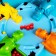 Board game for the speed “File Bobo”, 4 Hippo, 2-4 players, 3+