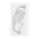 Cappio RSC012, plastic, m/o 96 mm sloping handle, chromium color