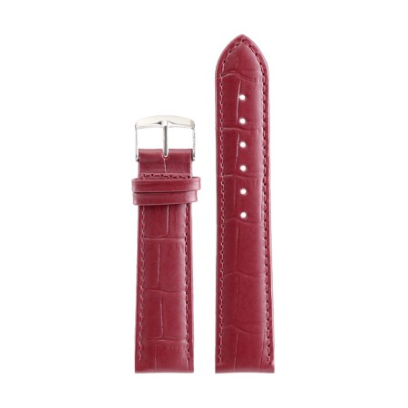 Watch strap, male, 20 mm, harness 75 mm, larynx 115 mm, genuine leather, brown-3