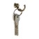 Hook furniture tundra TKO022, one -rod, bronze, 25 pcs