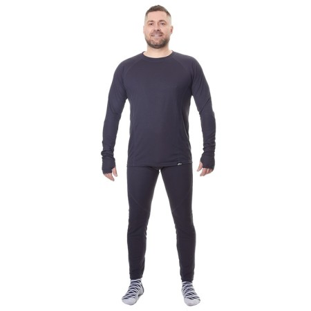 Male thermal underwear, color graphite, polyester fabric, size 48-50, height 182-188