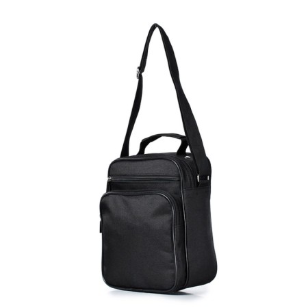 Male bag, synthetic fabric, 180x255x120 cm, black