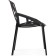 Plastic stool One PC-015 Metal/plastic, black 55x56x80 cm